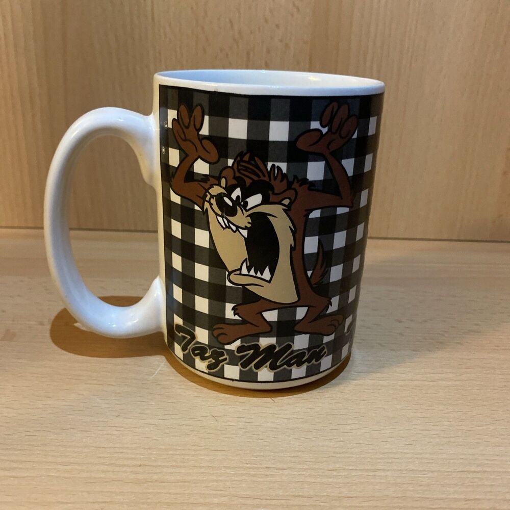 Vintage Looney Tunes Taz Man Warner Brothers Coffee Cup Mug 1994
